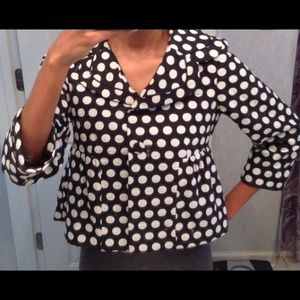 Polka Dot Blazer