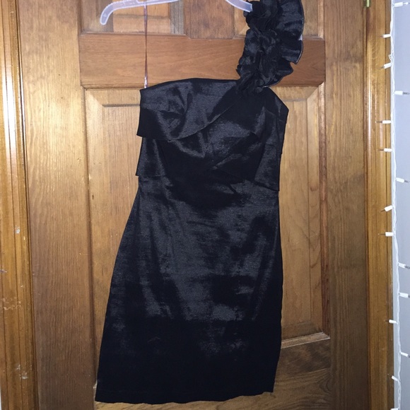 Black semi-formal dress