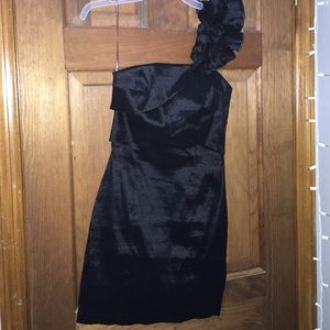 Black semi-formal dress