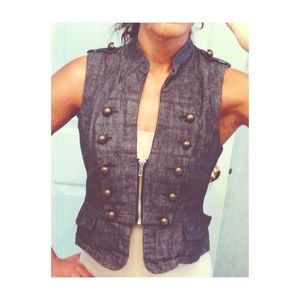 Military Demin Vest