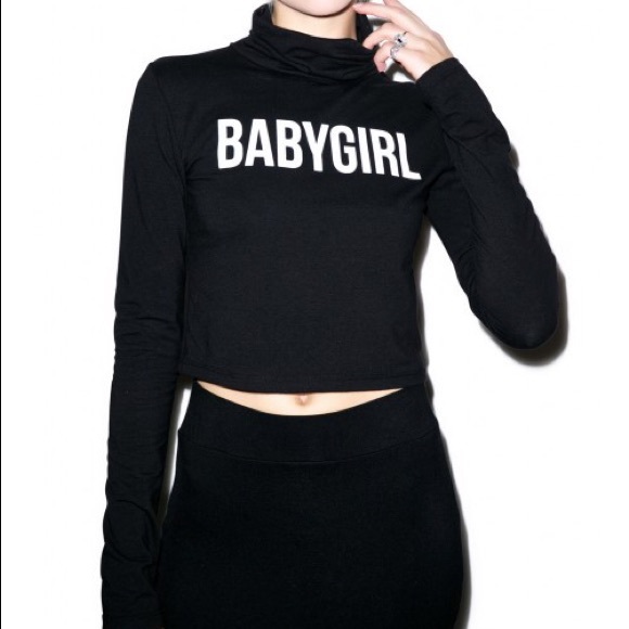 DIMEPIECE Babygirl Turtleneck Top
