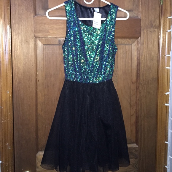 Sequin tool dress