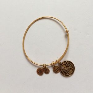 Gold Alex and Ani bracelet