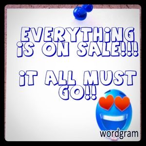 Whole Closet Must GO!
