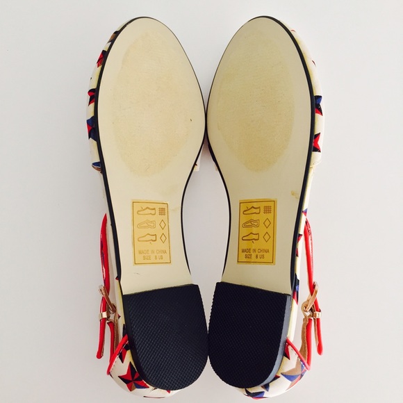 🔴Sold🔴Ankle strap flats - Picture 2 of 4