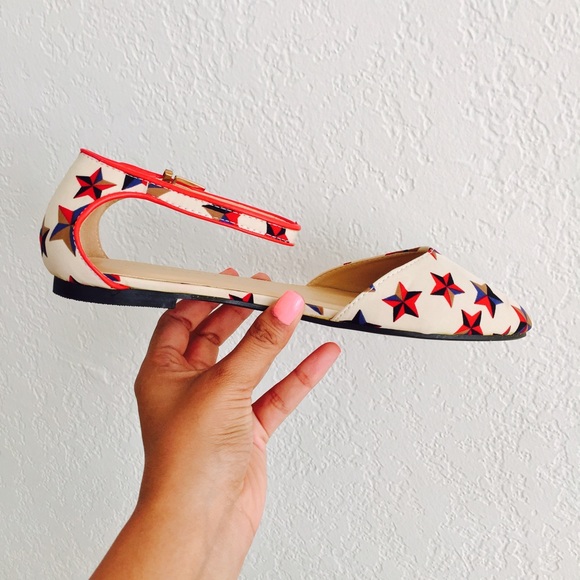 🔴Sold🔴Ankle strap flats - Picture 3 of 4