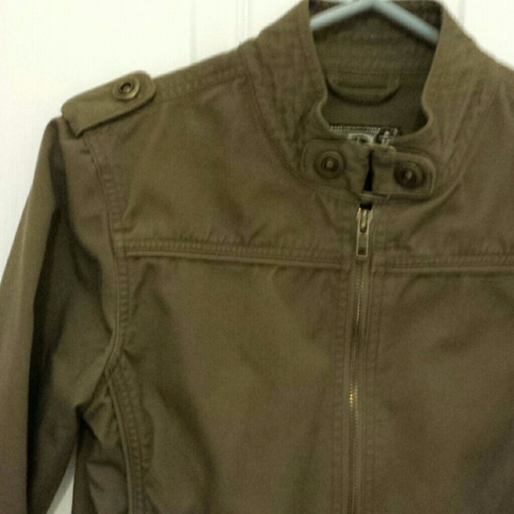 Volcom Jackets & Blazers - Green - Brown Volcom Military Inspired Jacket