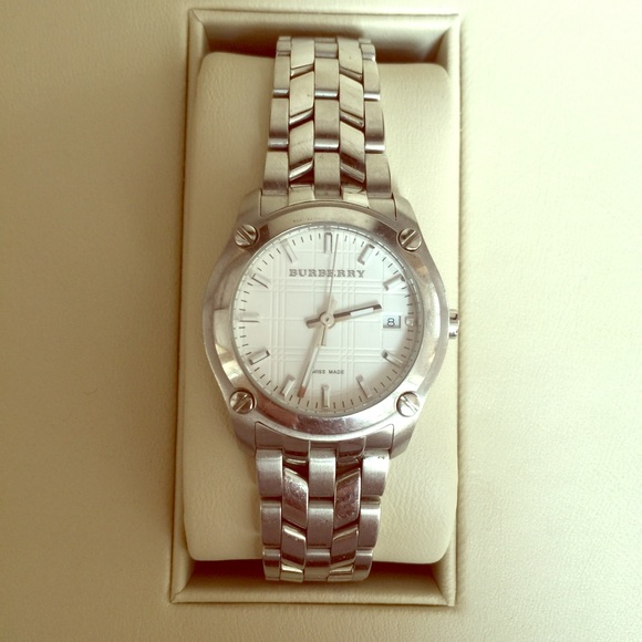 Burberry 34 mm Stainless Steel Watch ⌚️