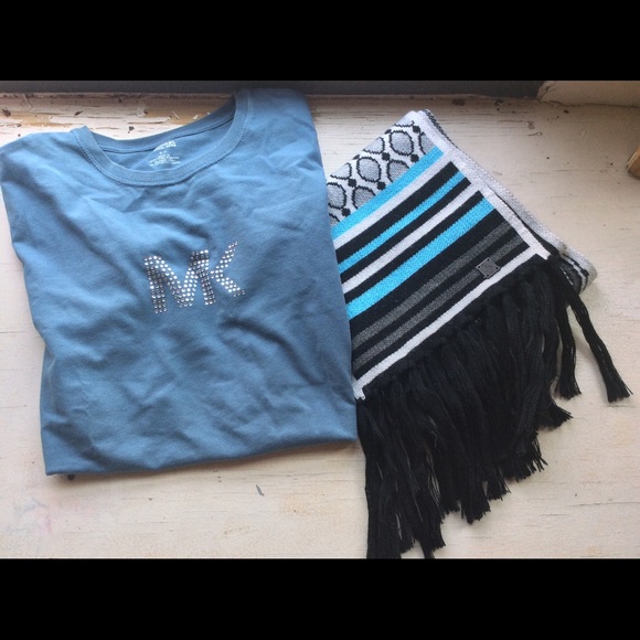 Michael kors top and scarf
