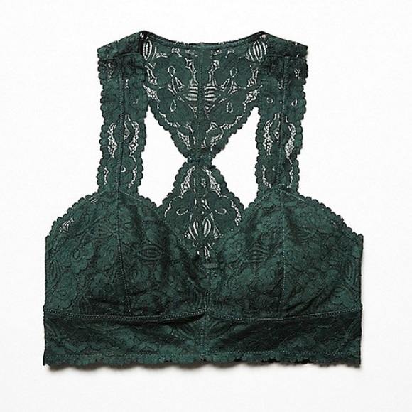 galloon lace racerback bra NWOT