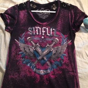 Women's sinful top in great condition.