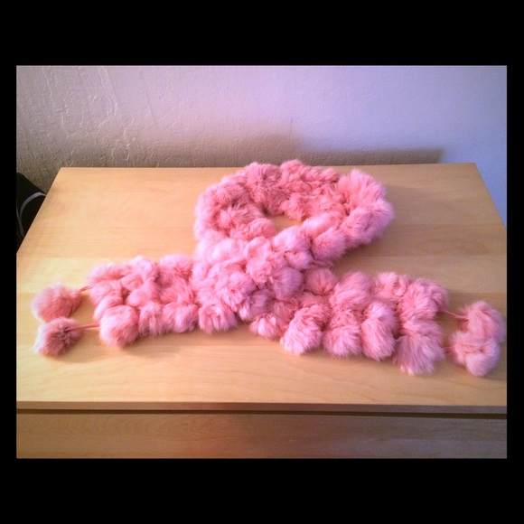 Pink fashion scarf