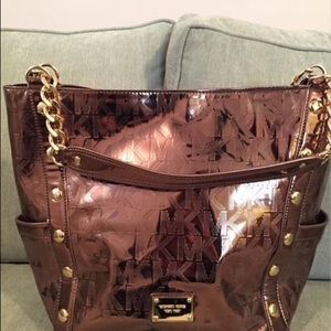 Michael kors metallic purse