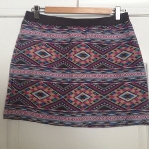 Tribal print skirt