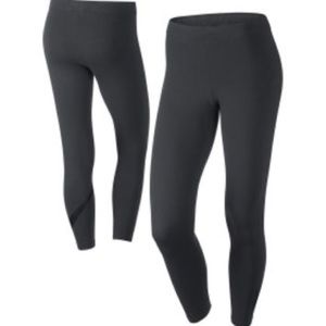 Grey Nike Women's Leg-A-See Burnout Cropped Tights