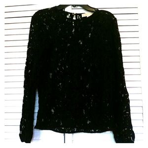 Michael Kors Lace long sleeve top