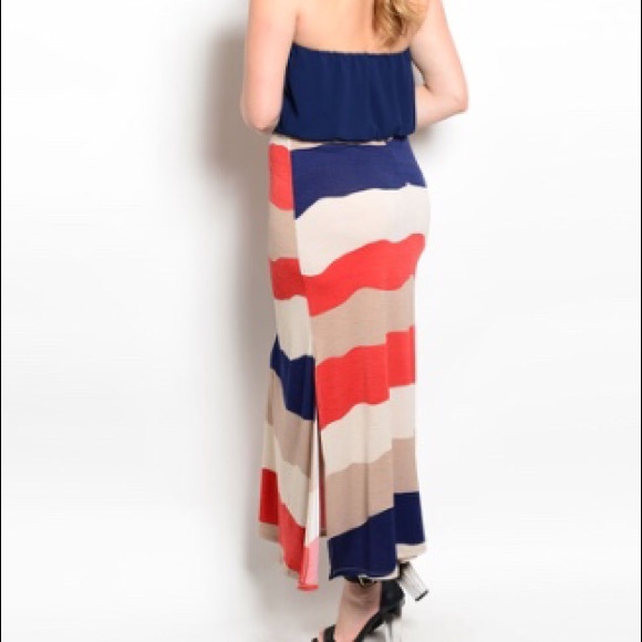 💟🆕KARA // Color Block Maxi [PLUS] - Picture 2 of 3