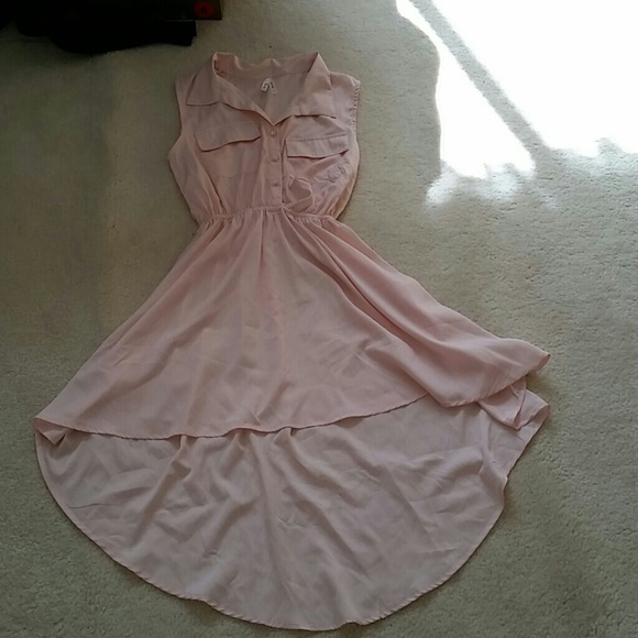 Pink Hi-low Dress
