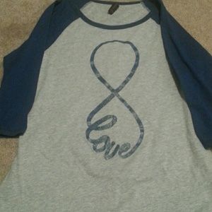 Baseball style shirt