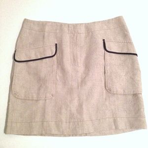Linen Pencil Skirt.