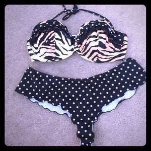 🎀Victoria's Secret  animal print Bikini🎀