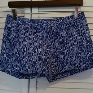 Michael Kors blue and white shorts