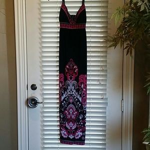 Snap maxi dress
