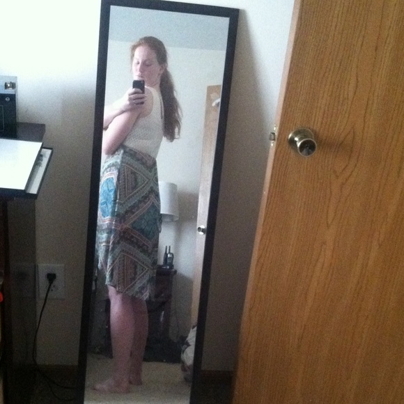 High low tribal print dress - Picture 3 of 4