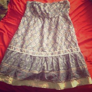 Strapless Summer Dress