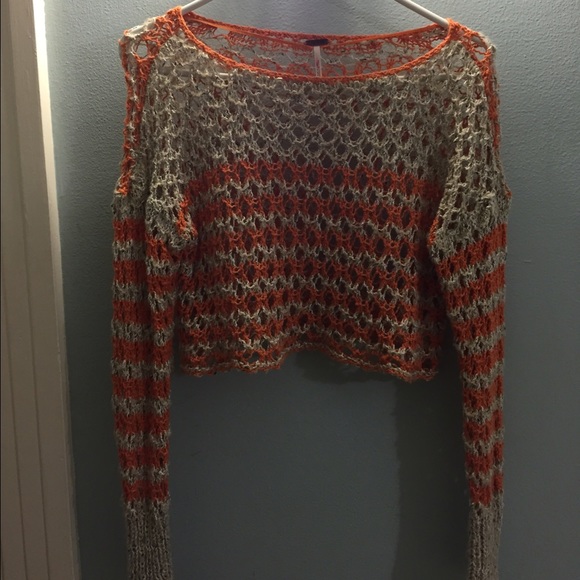 Knit Free People Cropped Sweater