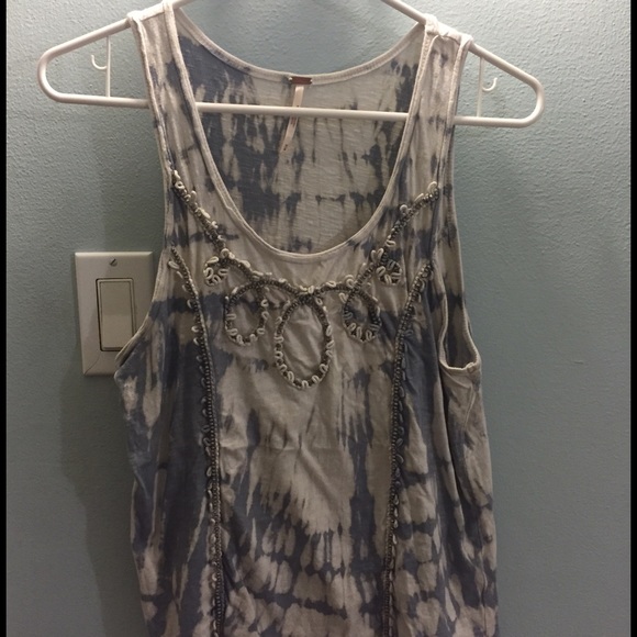 Free People Beaded Top