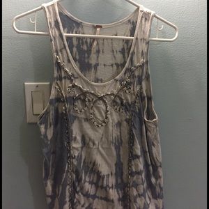 Free People Beaded Top