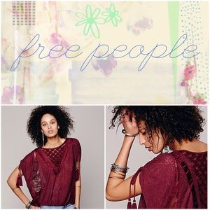 FREE PEOPLE New Romantics South of the Equator Top