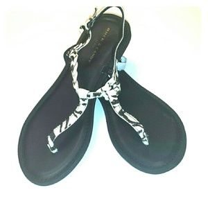 Cute Zebra Print Sandals _ Unworn