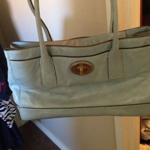 Light blue coach bag