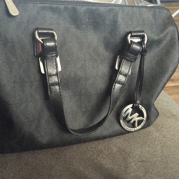 Black MK satchel monogram