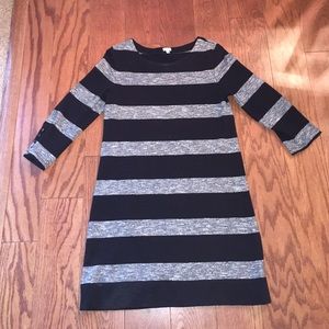 Jcrew grey/black dress