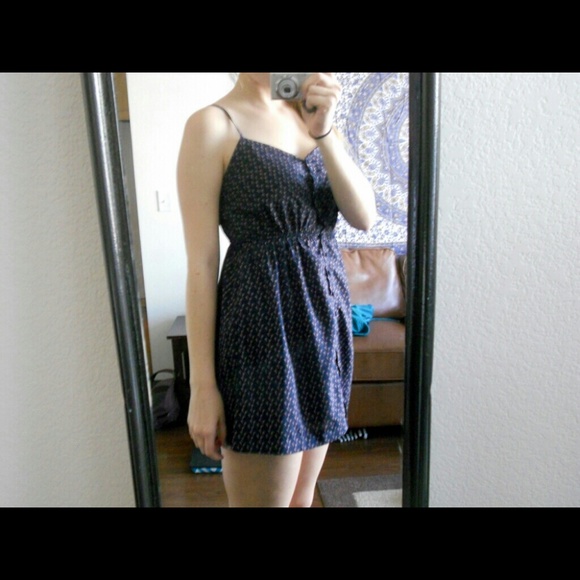 Blue patterned forever 21 dress