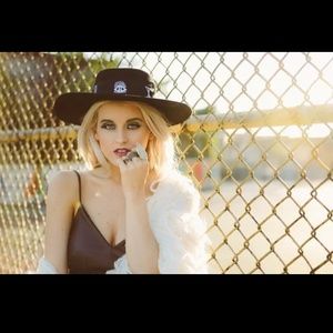 UNIF Relics Black Fedora Hat