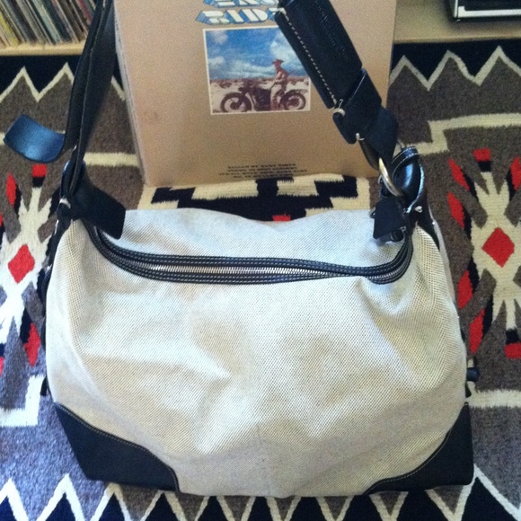 Large gray and black Dooney & Bourke Bag