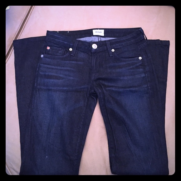 HUDSON dark wash flare jeans