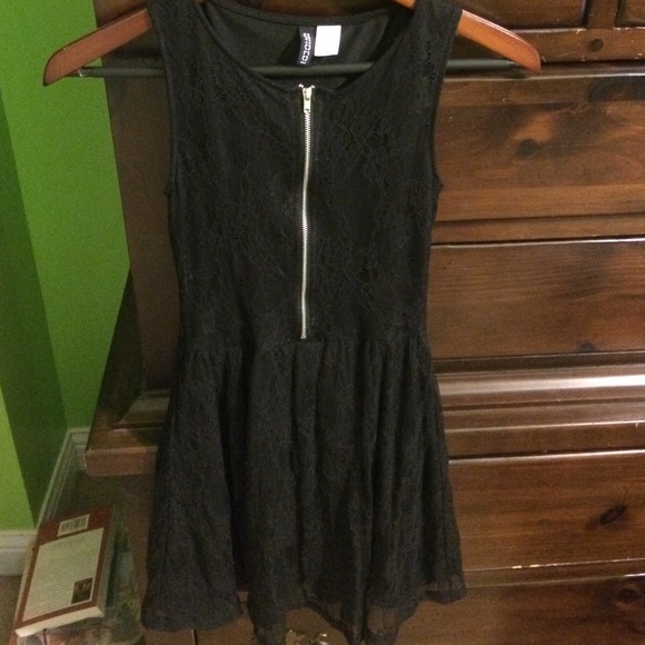 black lace dress from h&m
