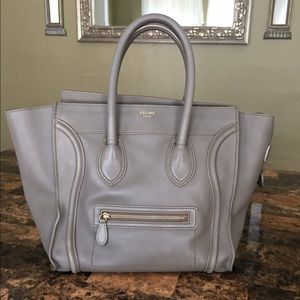 Pre-Owned Celine luggage tote