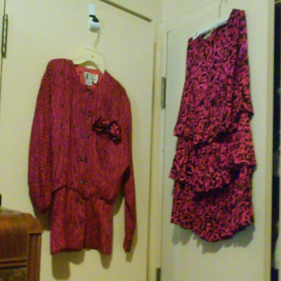 Fusa pink dress suit