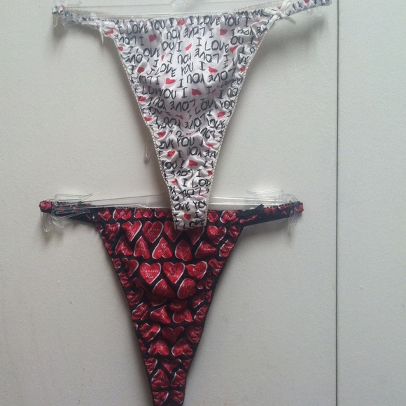 2 pairs body pride thongs satiny soft Medium