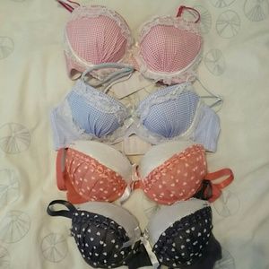 Bras set of 4