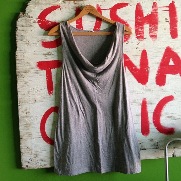 Splendid Heather Grey Swing Scoop Neck Tank