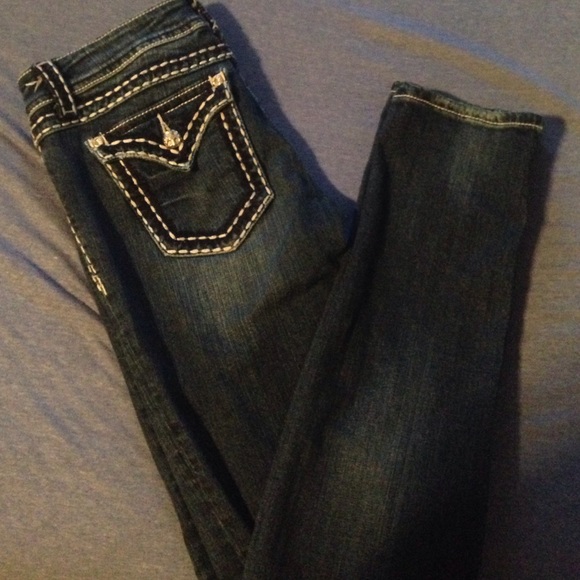 Dark blue Miss me jeans size 28