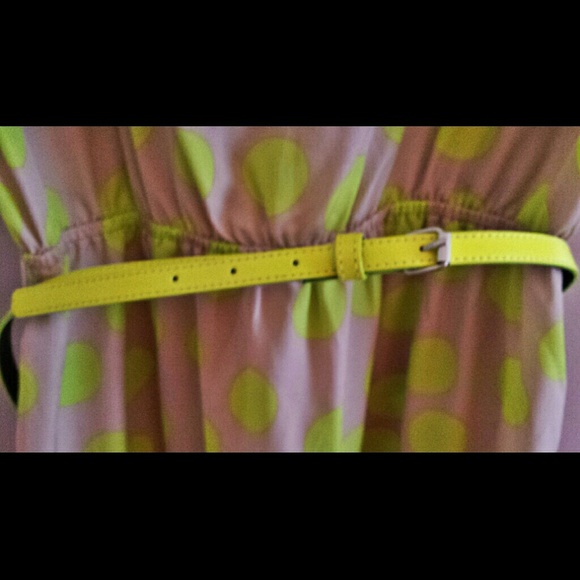 *****SOLD****Poka dot bright green dress - Picture 2 of 3