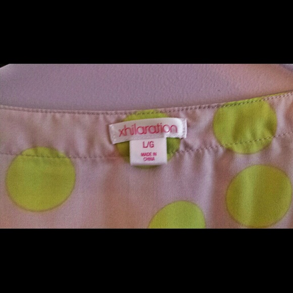 *****SOLD****Poka dot bright green dress - Picture 3 of 3